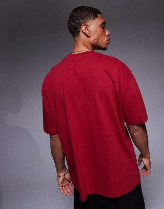 BillionaireZ Supreme Oversized T-Shirt – Red