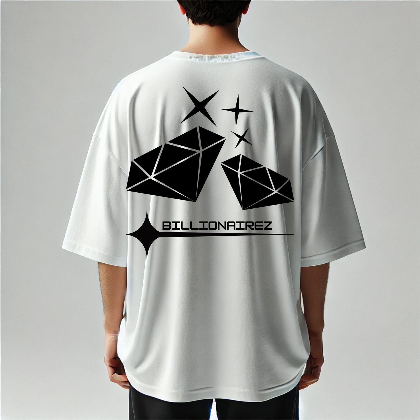 Billionairez Oversized Diamond State Tee