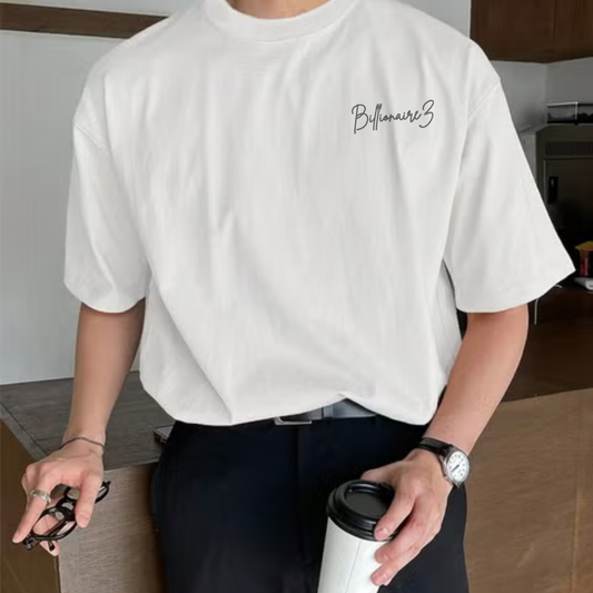 BillionaireZ Whiteweight Classic Oversized Tee