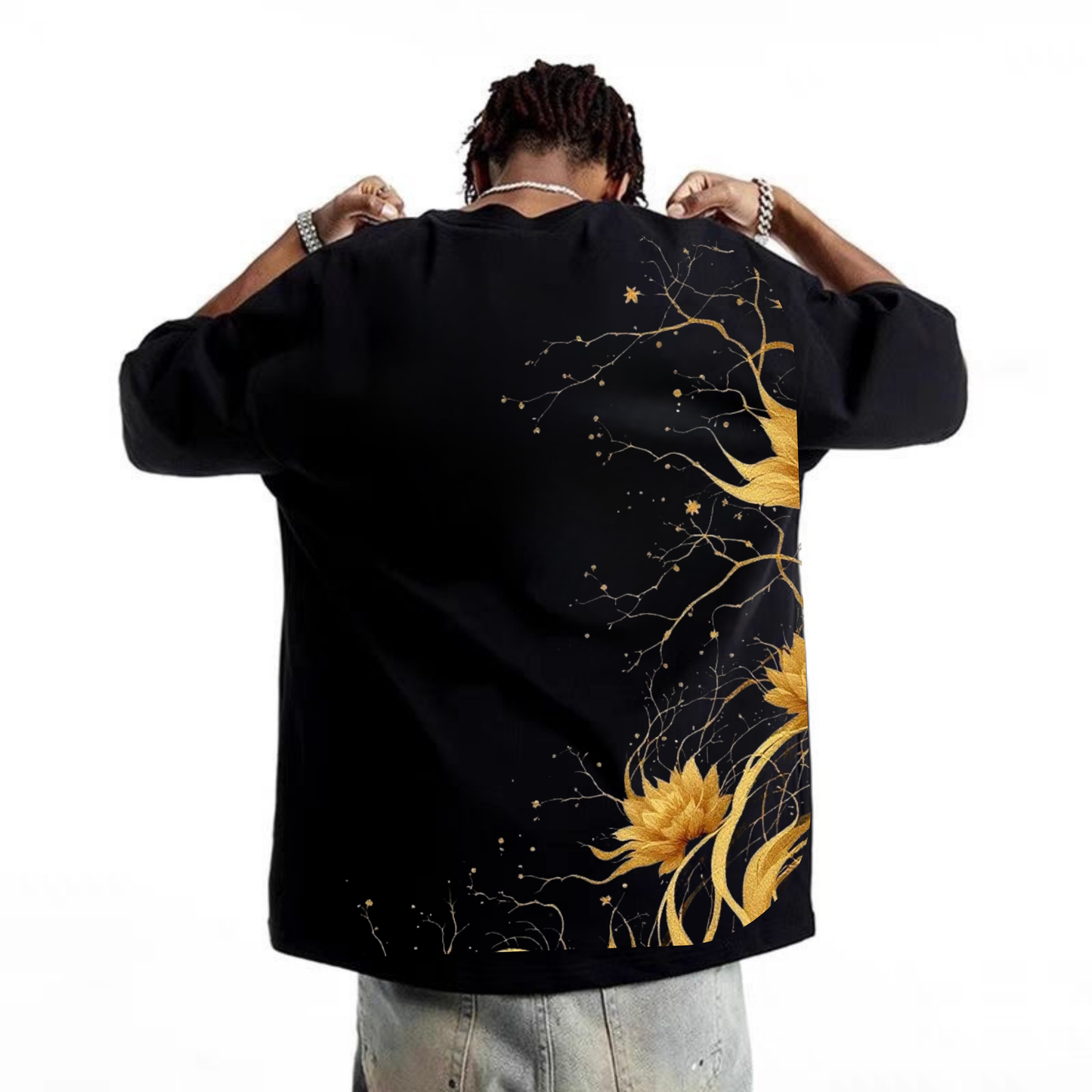 Golden Lotus Tee