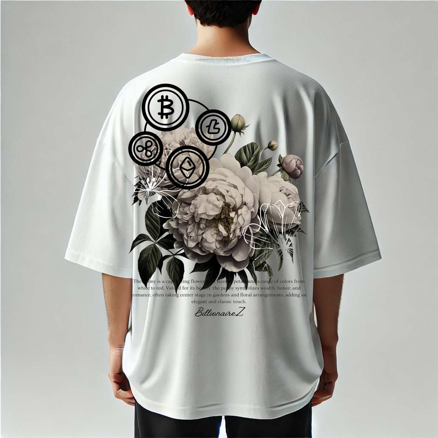 BillionaireZ ‘Crypto Bloom’ Oversized T-Shirt