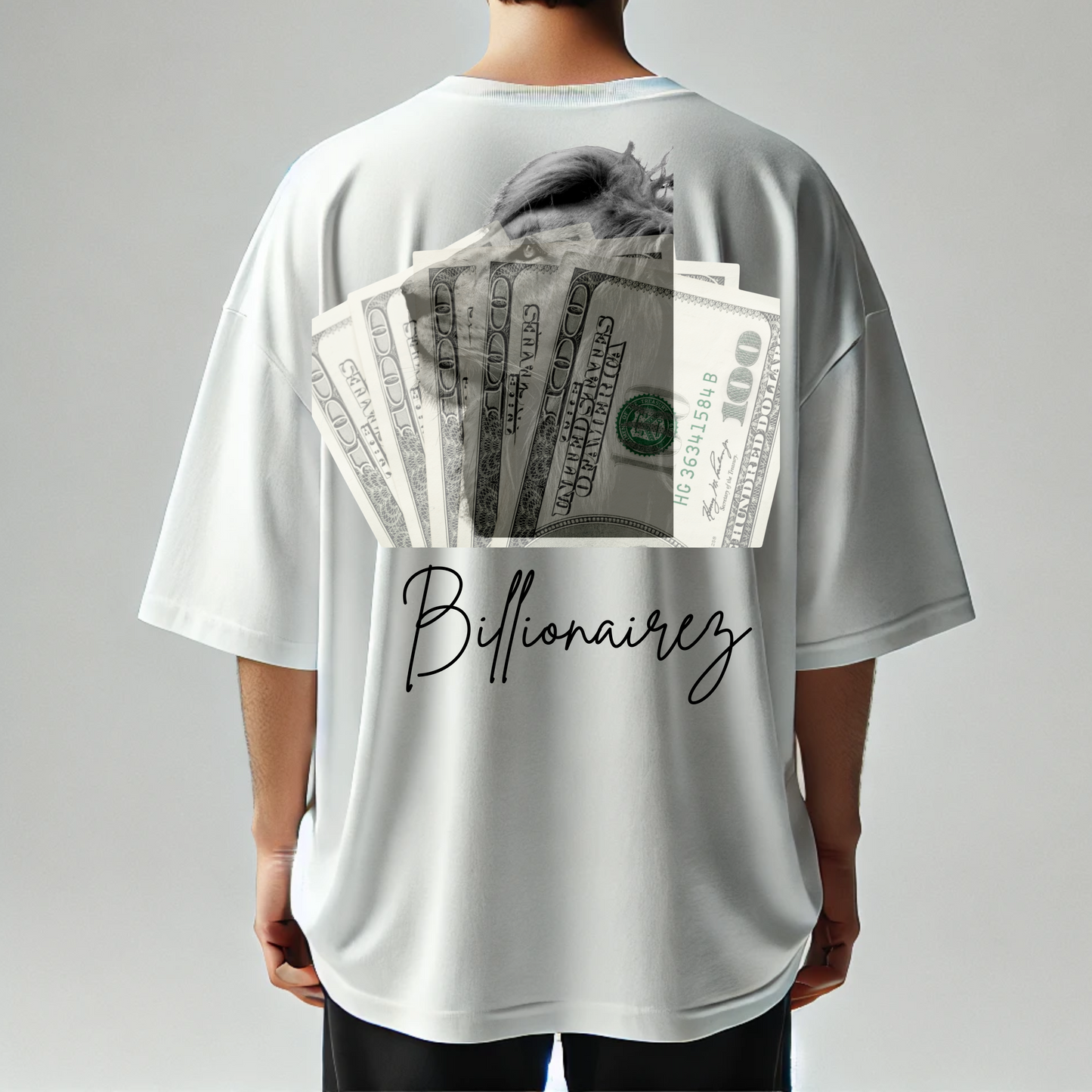 BillionaireZ “Stacked Rich” Oversized Tee