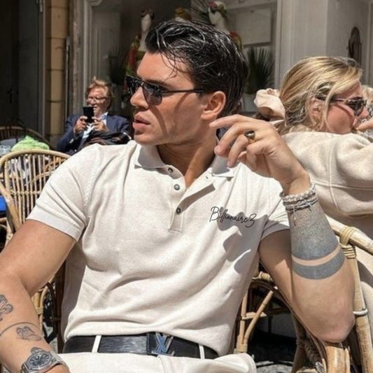 BillionaireZ Heritage Polo- Off White