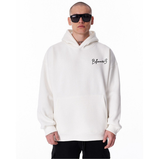 BillionaireZ Eagle Hunt Hoodie – White Edition