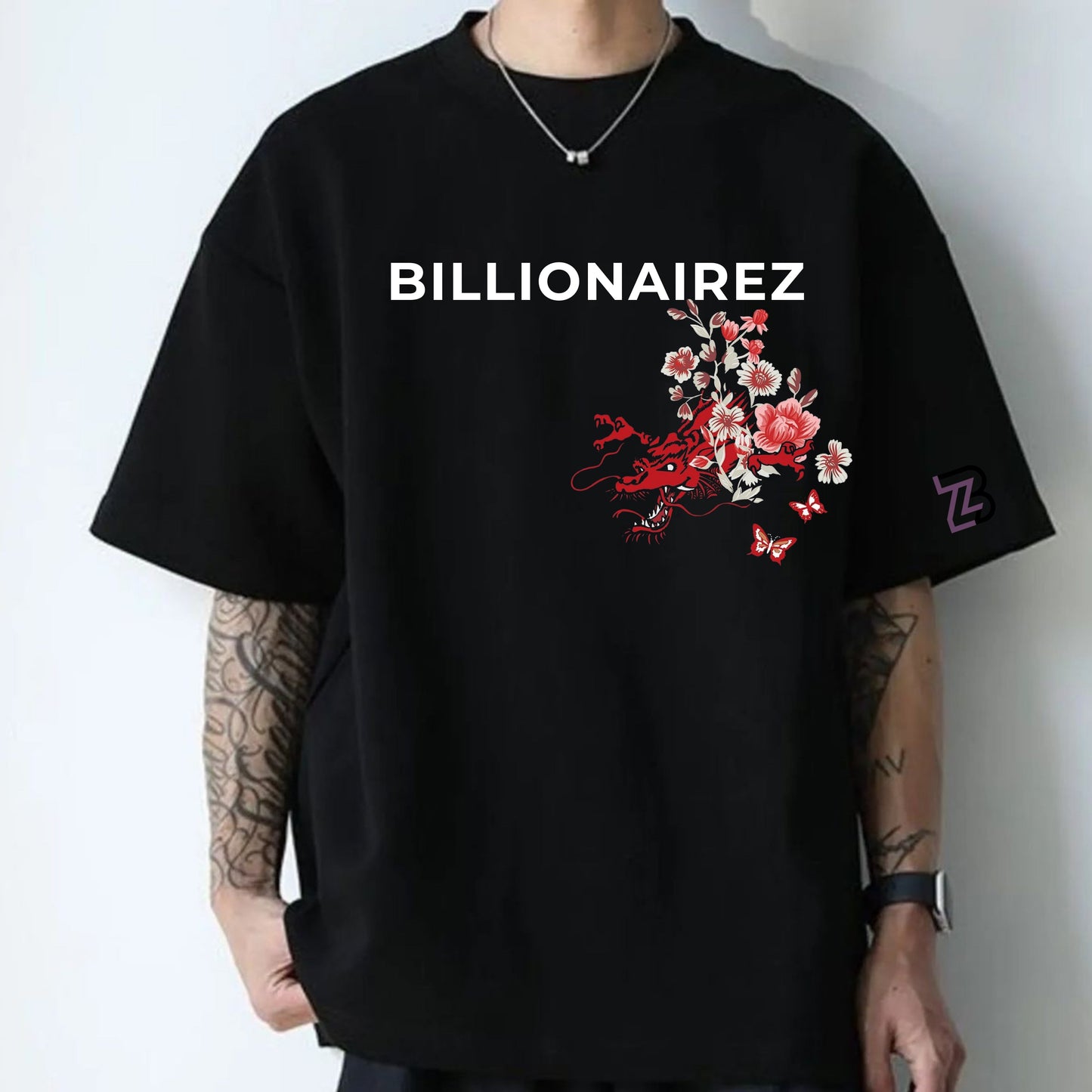 Scarlet Dragon Bloom Tee