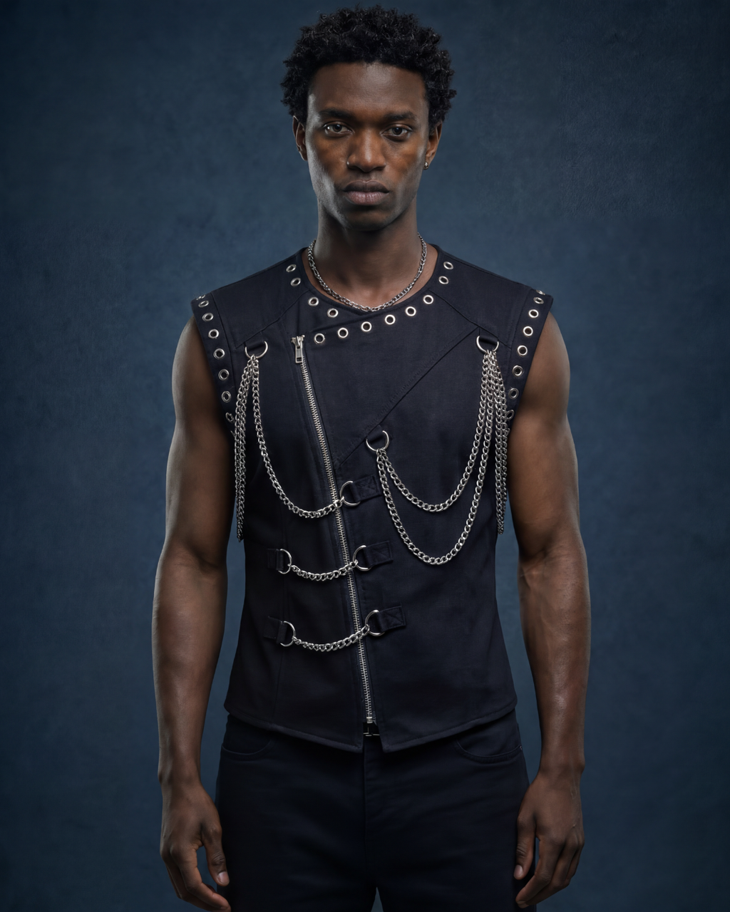 BillionaireZ Rockstar Denim Vest
