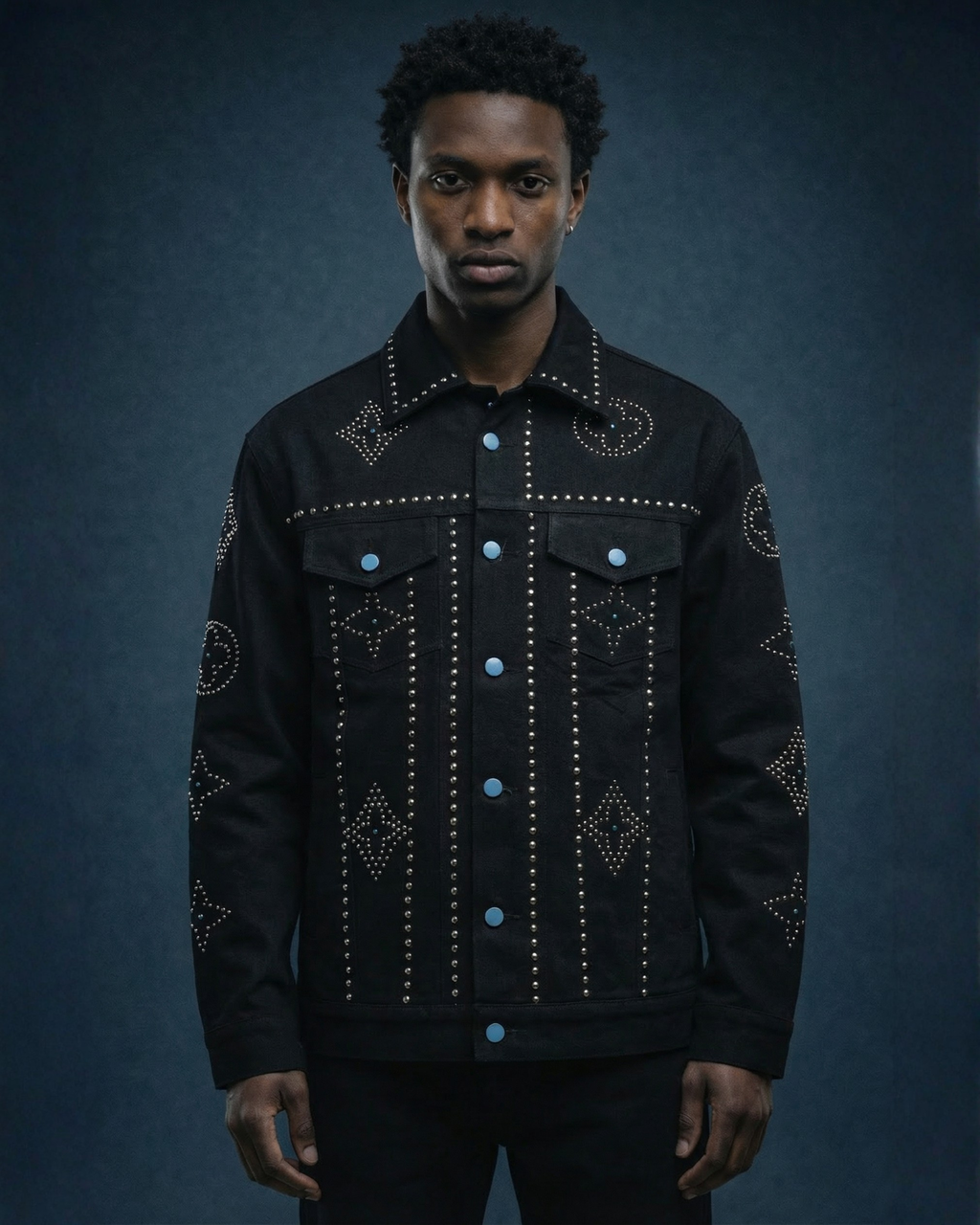 BillionaireZ Authority Studded Jacket
