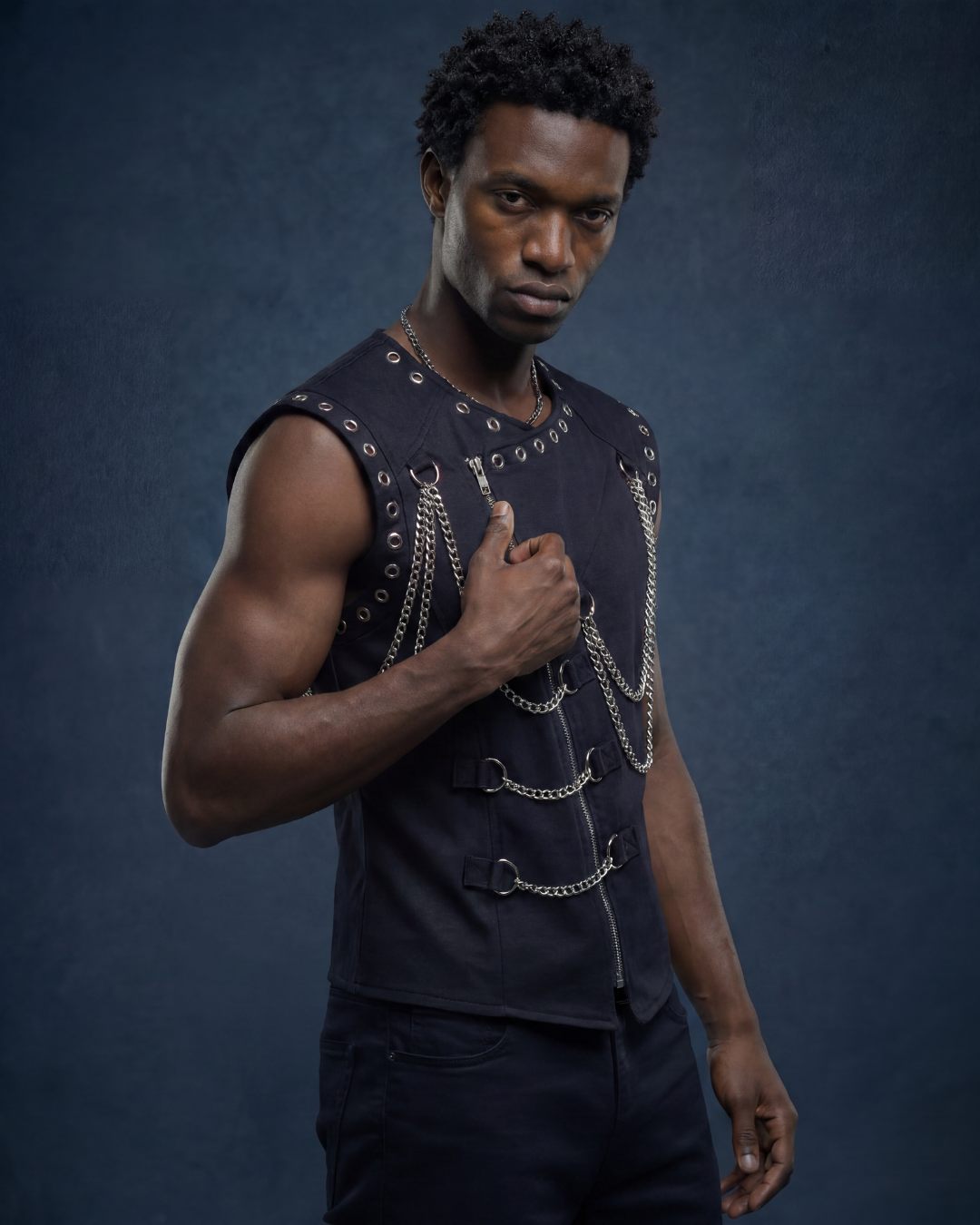 BillionaireZ Rockstar Denim Vest
