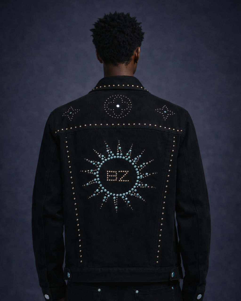 BillionaireZ Authority Studded Jacket