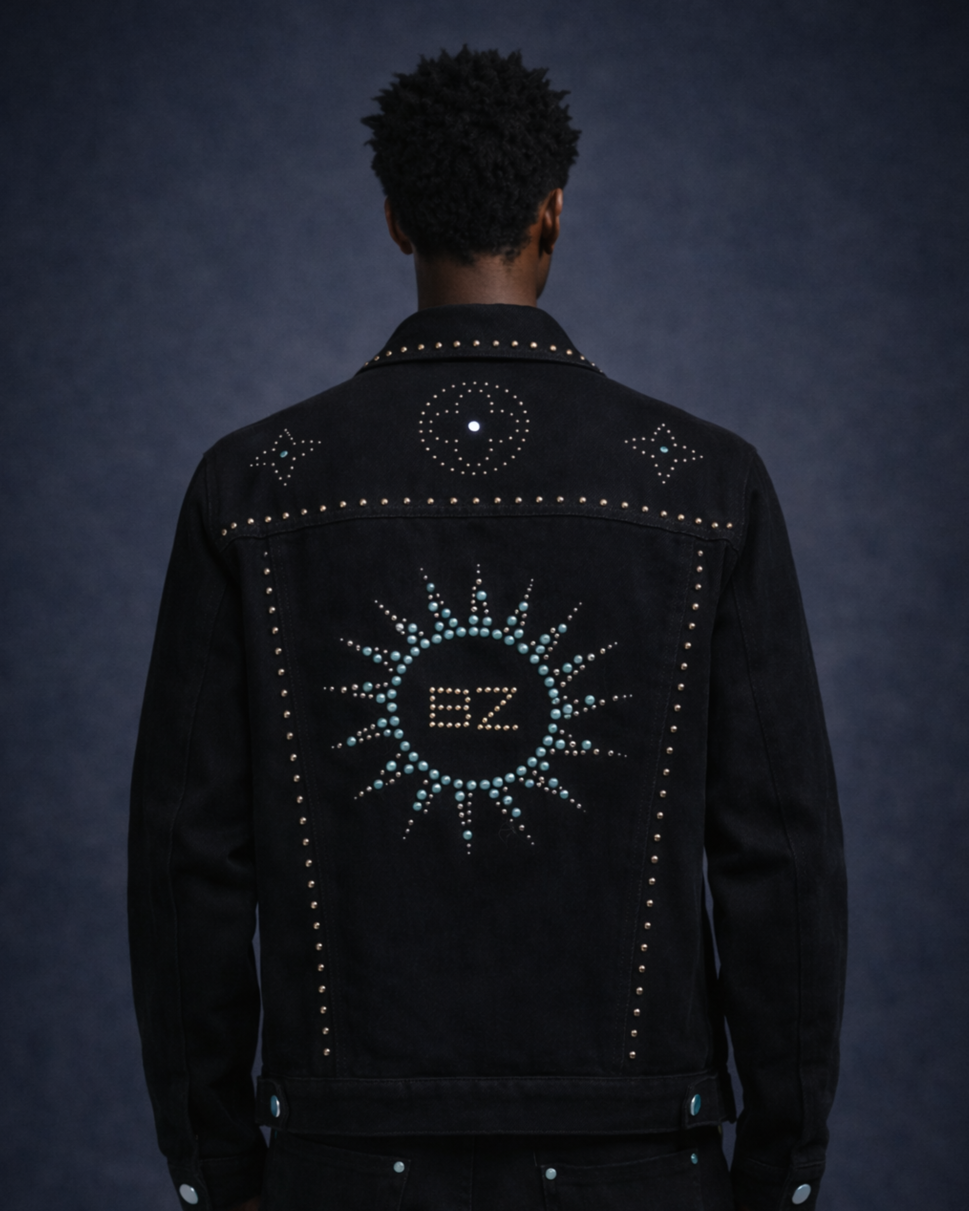 BillionaireZ Authority Studded Jacket