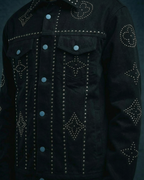 BillionaireZ Authority Studded Jacket