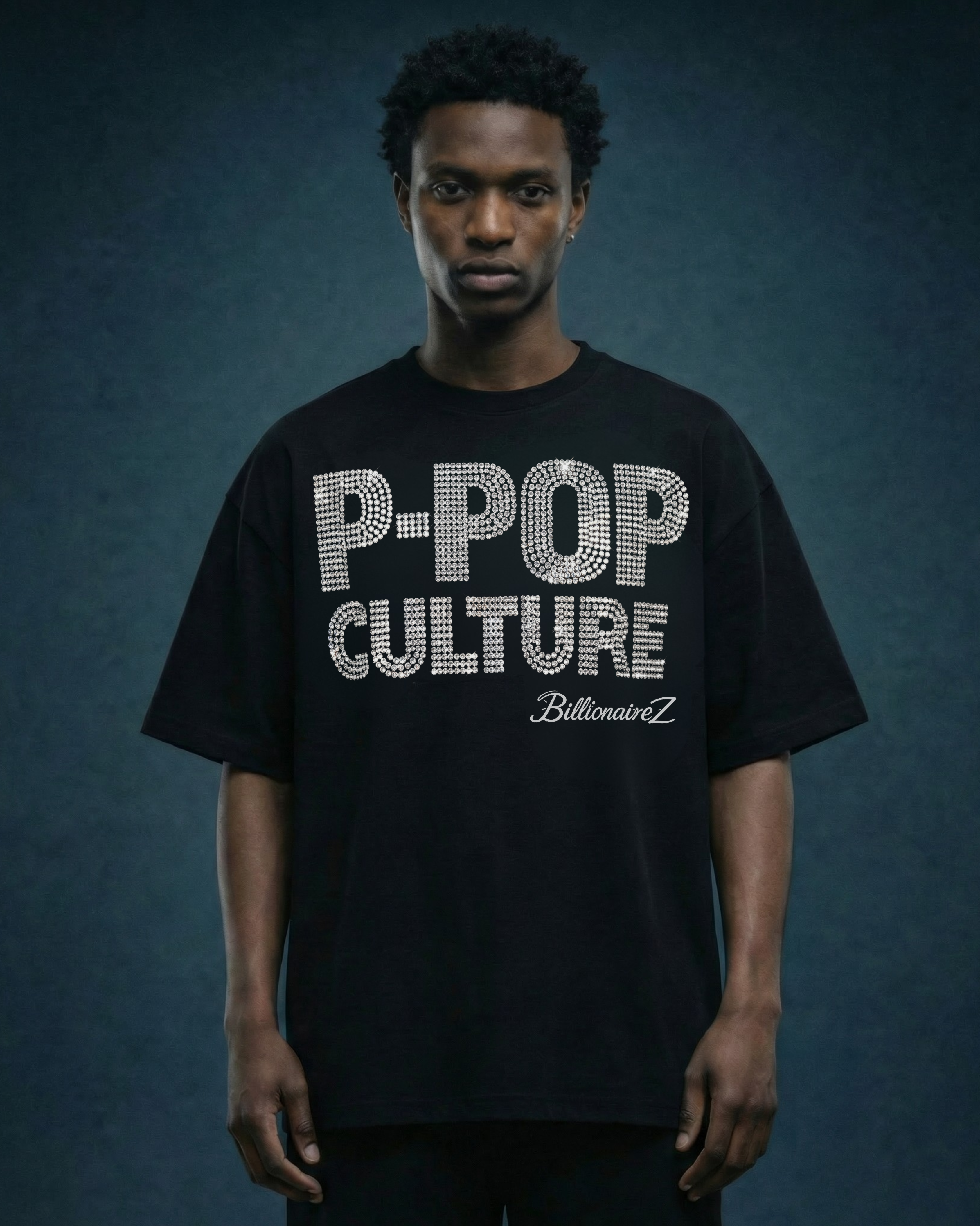 BillionaireZ – P-POP Culture Rhinestone Tee