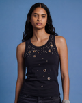 BillionaireZ “Midnight Armor” Studded Tank