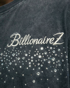 BillionaireZ Grey Starlight Cut Out Tee