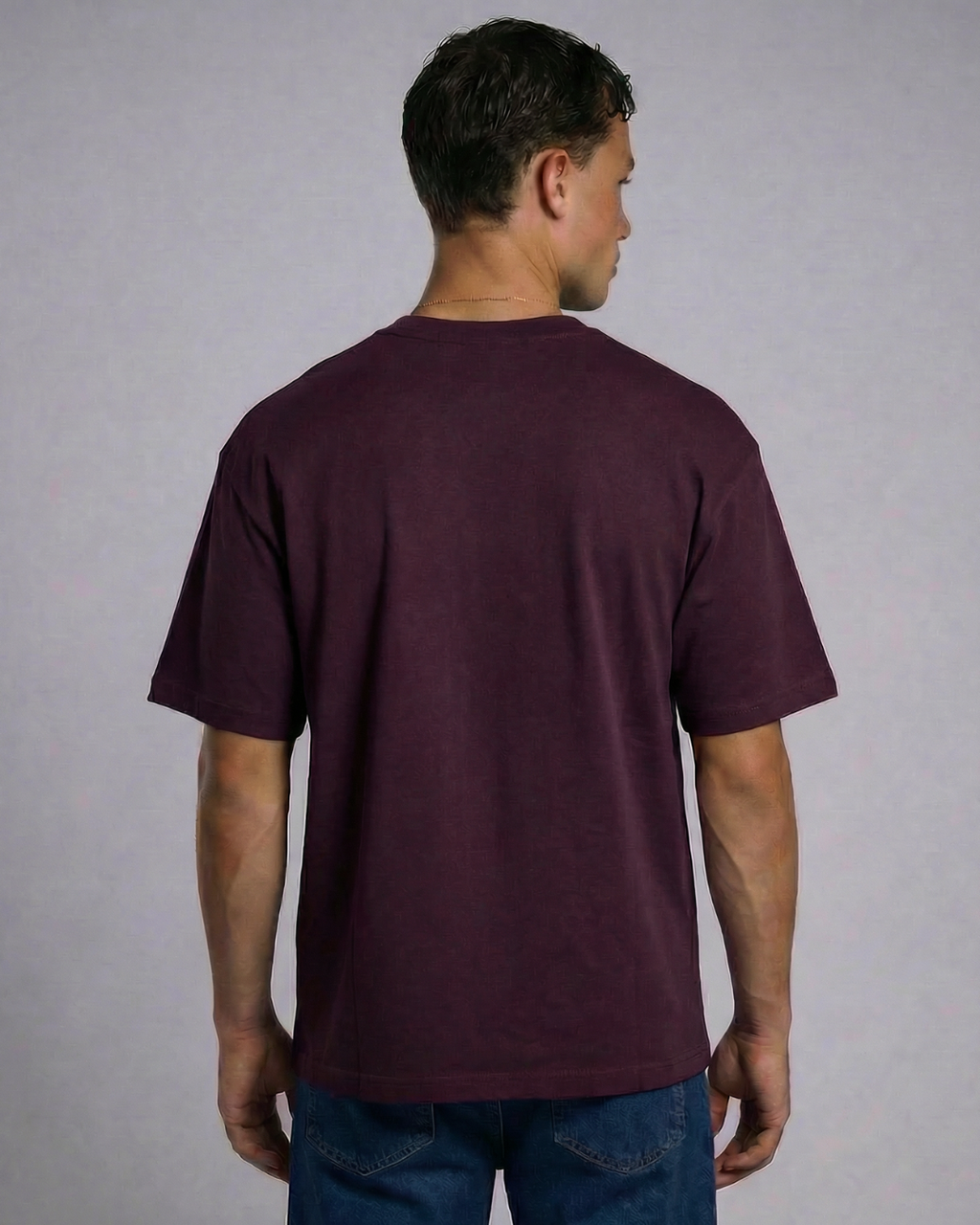 BillionaireZ Core Oversized Tee- Rich Wine Plum