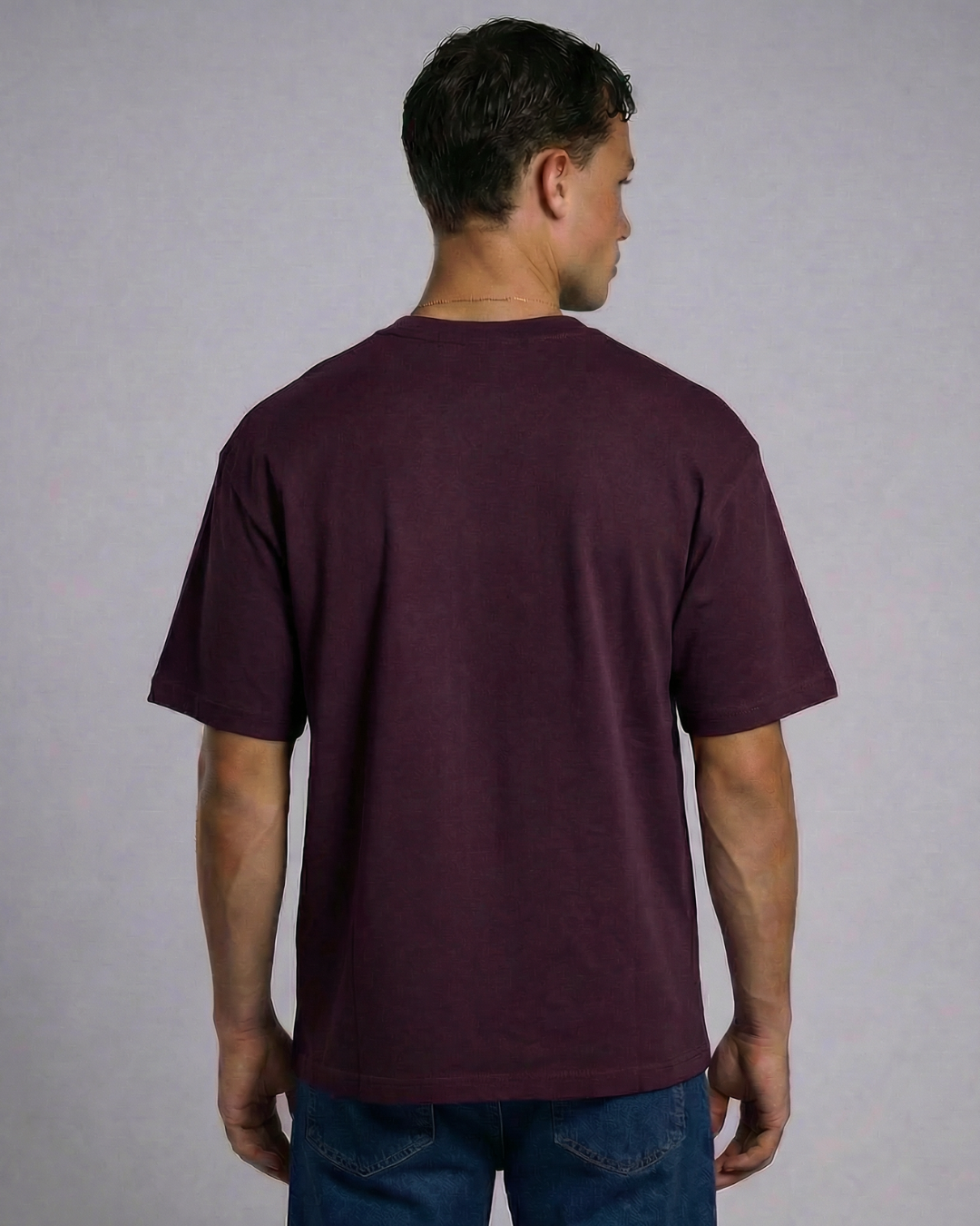 BillionaireZ Core Oversized Tee- Rich Wine Plum
