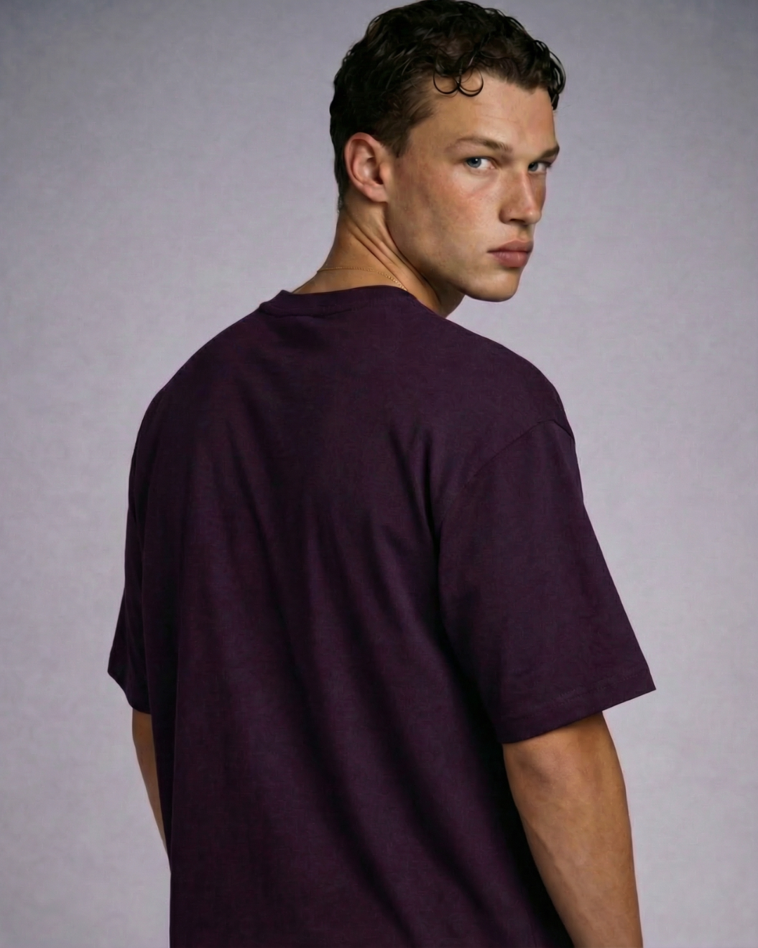 BillionaireZ Core Oversized Tee- Rich Wine Plum