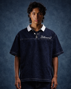 BillionaireZ Denim Signature Polo Tee