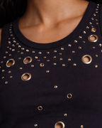 BillionaireZ “Midnight Armor” Studded Tank