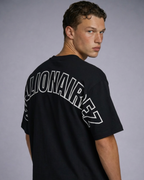 BillionaireZ “Legacy Arch” Oversized Tee- Jet Black