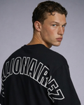 BillionaireZ “Legacy Arch” Oversized Tee- Jet Black