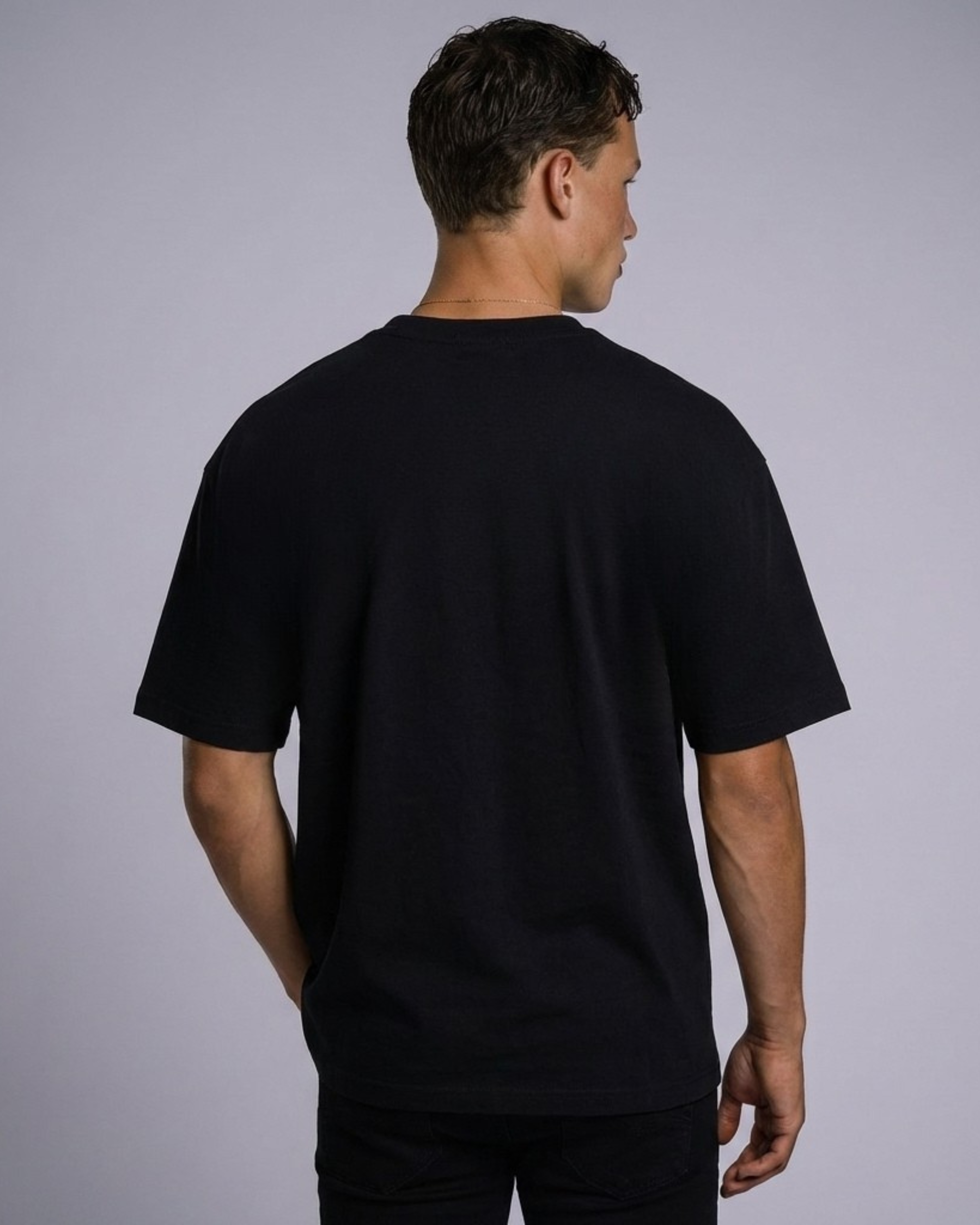 BillionaireZ Core Oversized Tee- Black