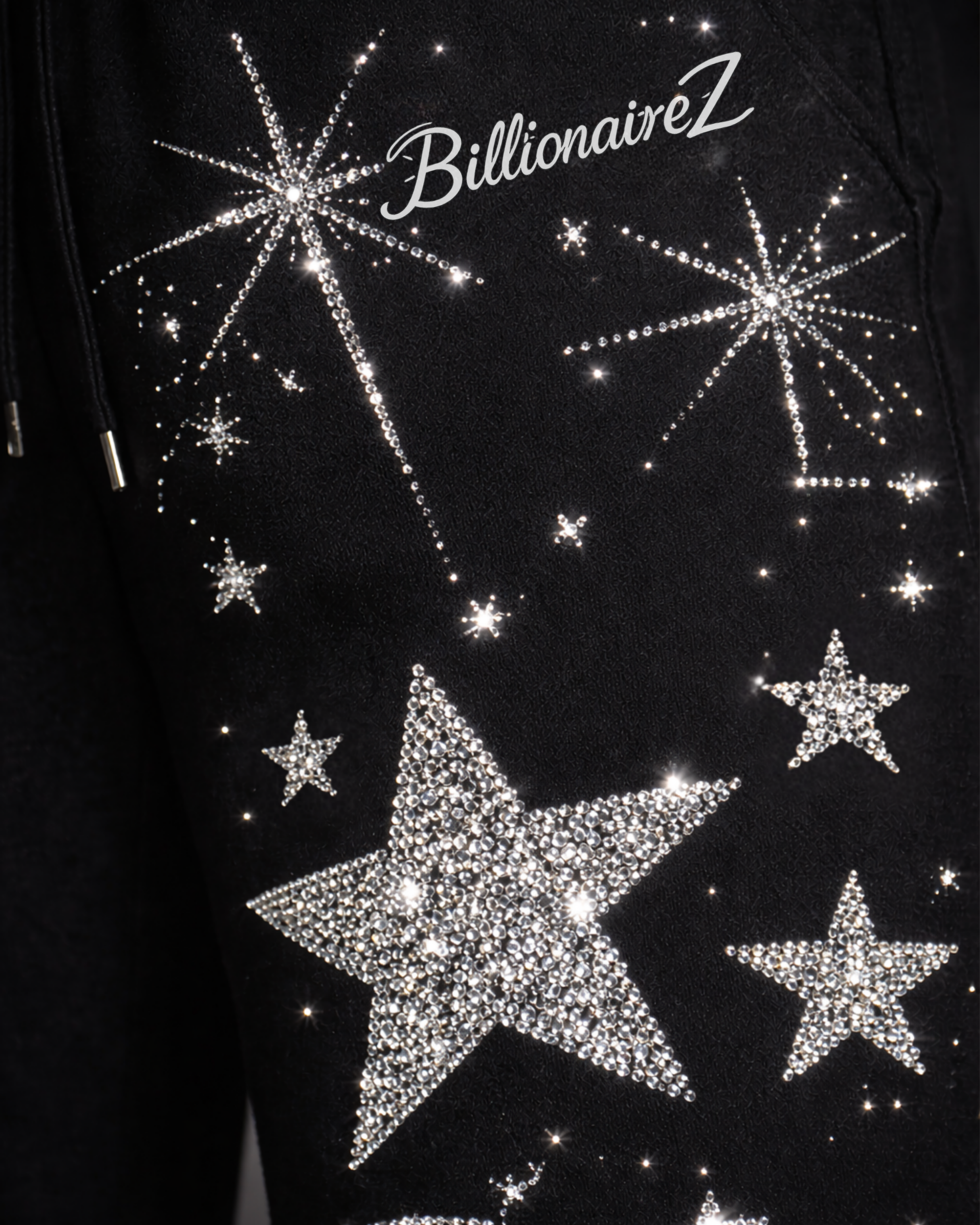 BillionaireZ Starfall Rhinestone Joggers