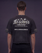 BillionaireZ Fearless Panther Studded Tee
