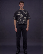 BillionaireZ Fearless Wolf Studded Tee