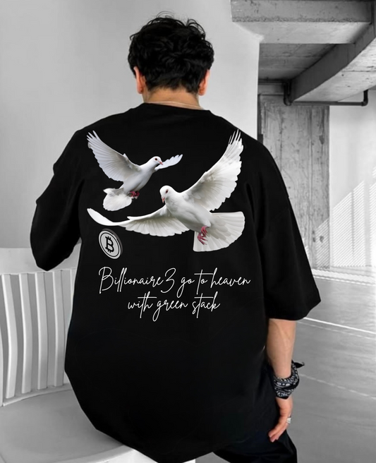 BillionaireZ “Heavenly Wealth” Oversized T-shirt