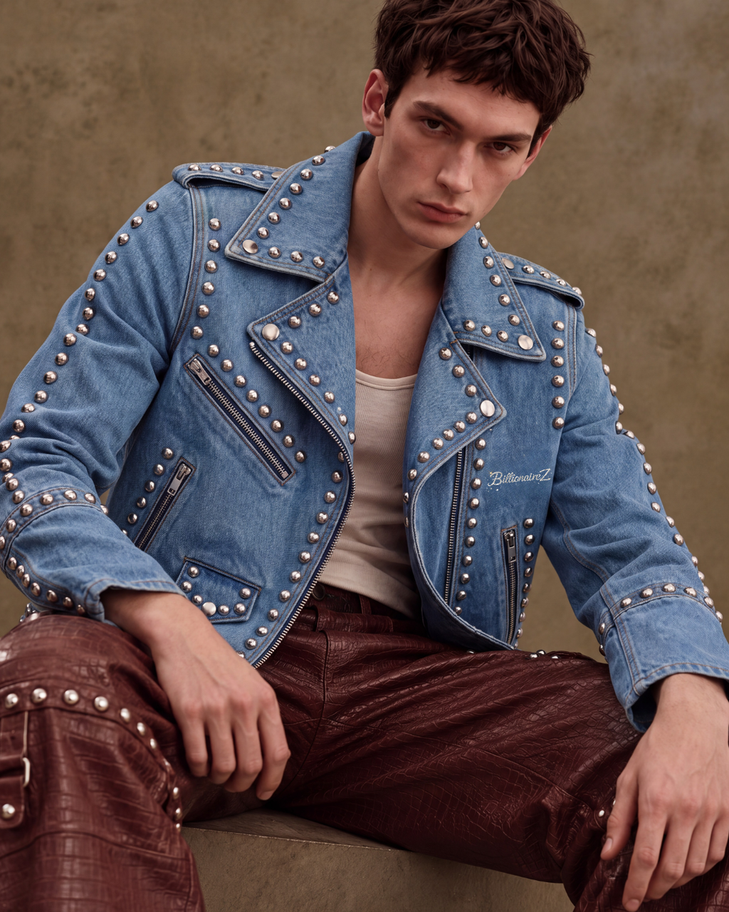 Too Wild for Heaven Denim Jacket- Riviera Blue