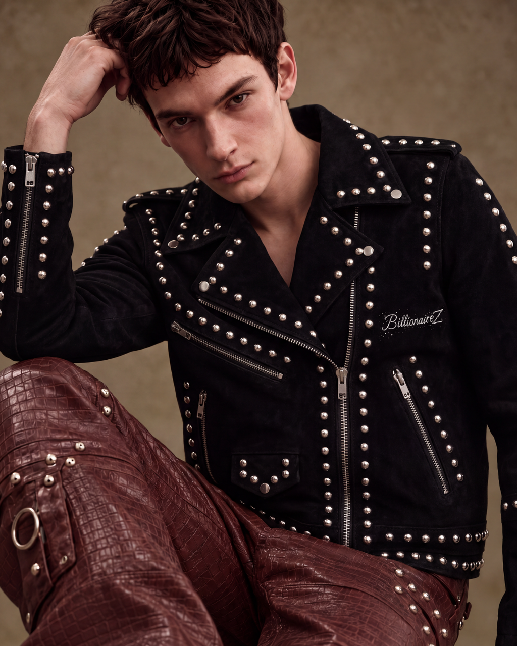 Too Wild for Heaven Denim Jacket- Black