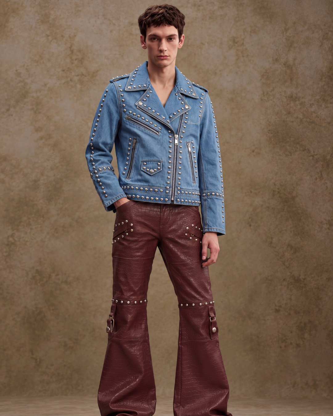 Too Wild for Heaven Denim Jacket- Riviera Blue