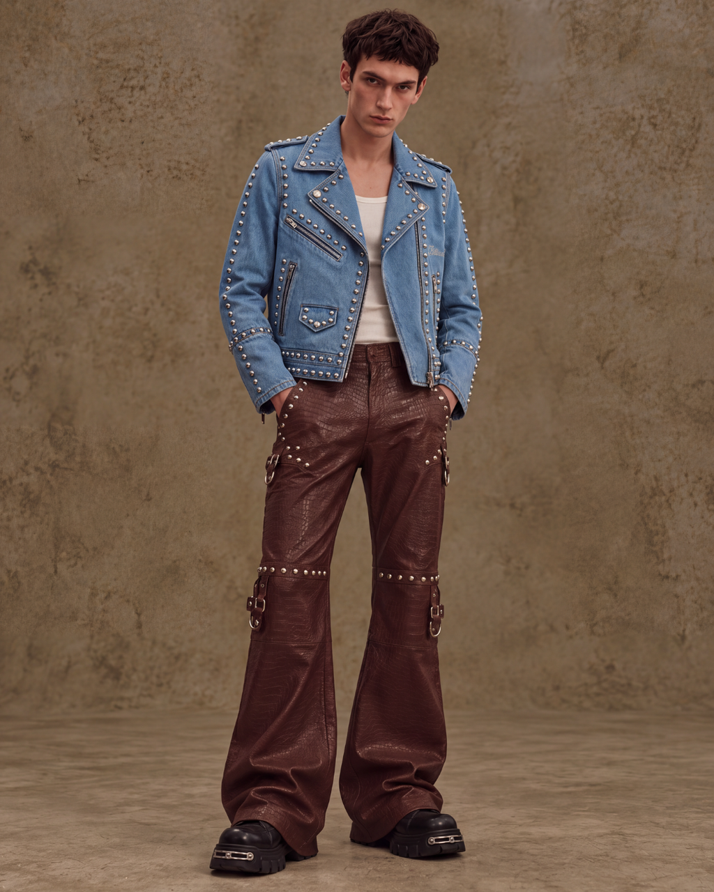 Too Wild for Heaven Denim Jacket- Riviera Blue