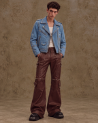 Too Wild for Heaven Denim Jacket- Riviera Blue