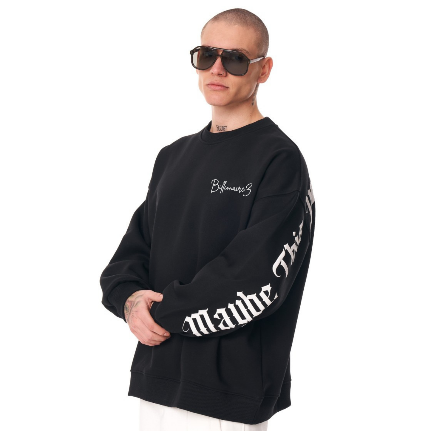 “Maybe This World is Other Planet’s Hell” Sweatshirt- Black