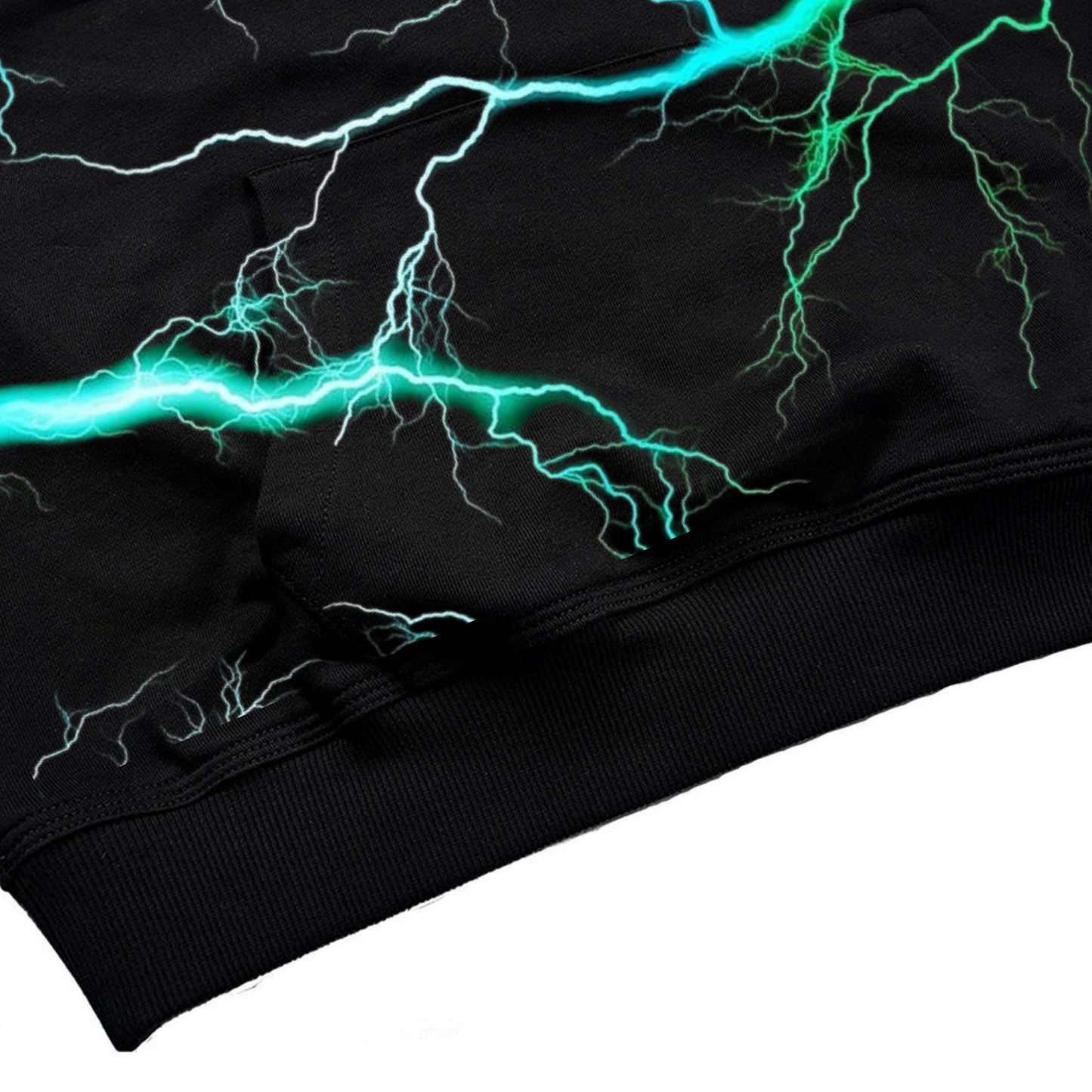 Electric Surge Hoodie – Black Volt