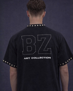 BillionaireZ “Saint Chain” Studded Tee