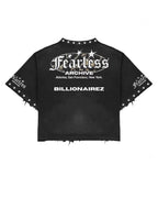 BillionaireZ Fearless Panther Studded Tee
