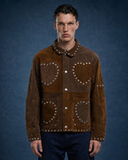 BillionaireZ Cowboy Hearts Suede Jacket