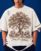 BillionaireZ Roots of Culture Distressed Tee