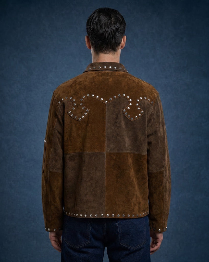 BillionaireZ Cowboy Hearts Suede Jacket